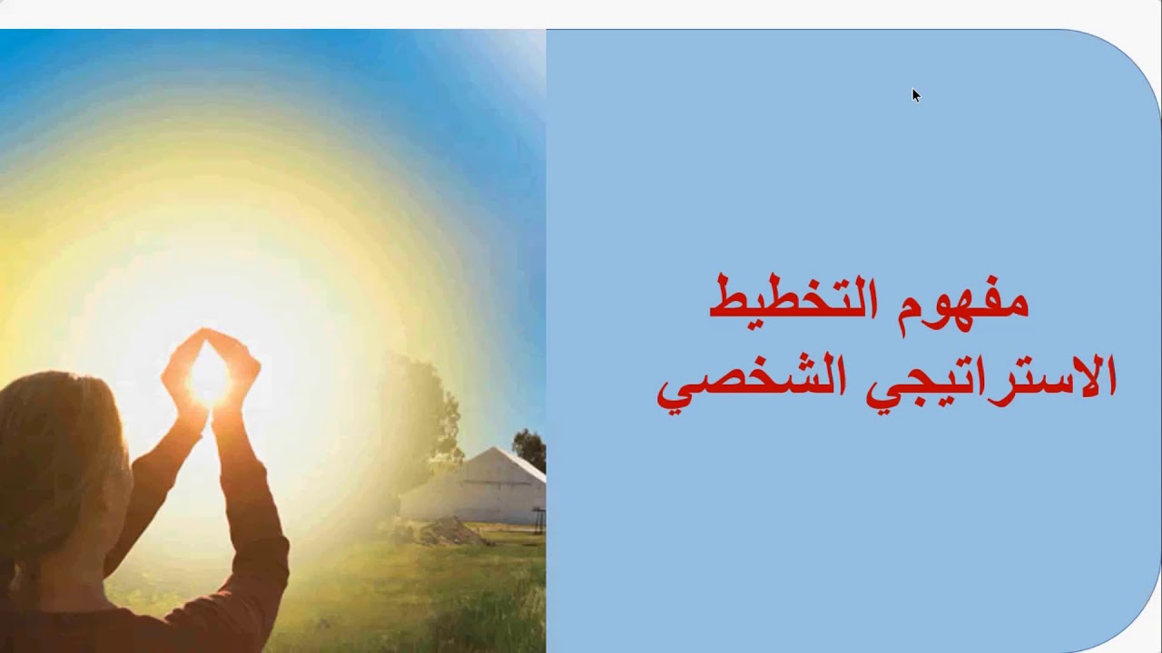 التخطيط الاستراتيجي الشخصي المدرب الاستشاري فاضل عودة الجابري