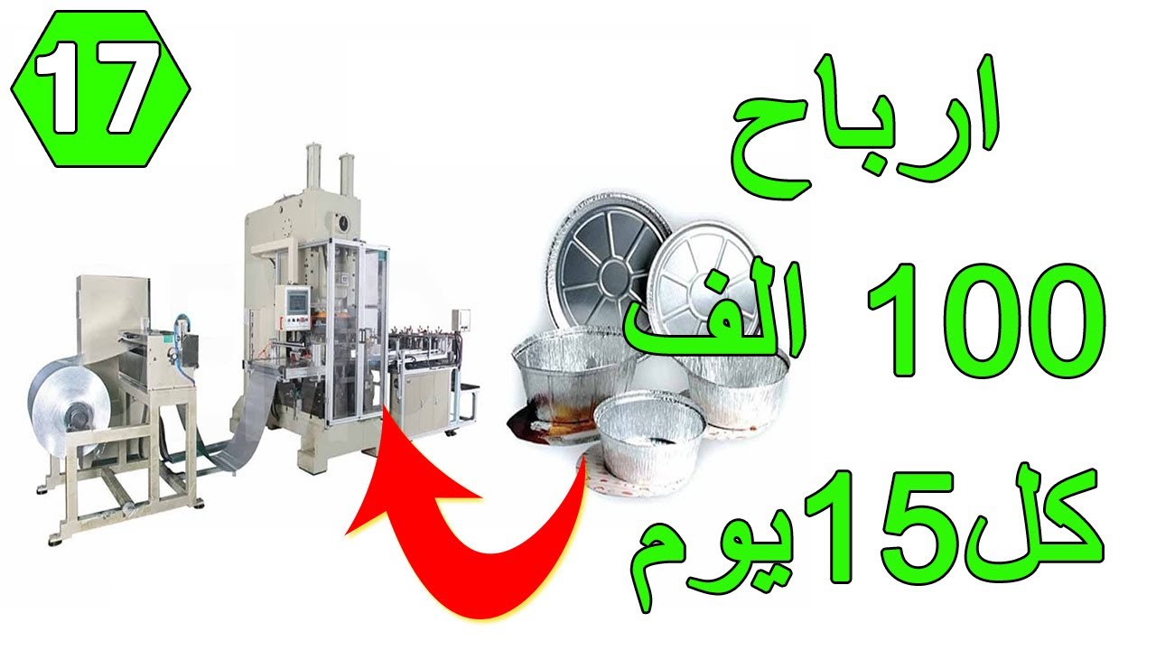 ماكينة تصنيع الأطباق الفويل| أرباح تتخطى 100 الف ؟؟ شوف بنفسك