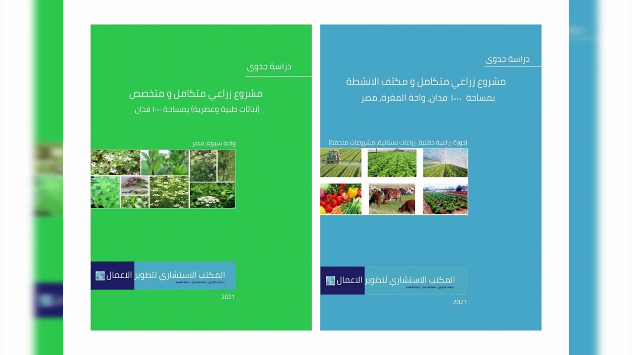 دراسات جدوى من سابقة اعمال المكتب الاستشاري لتطوير الاعمال 2021