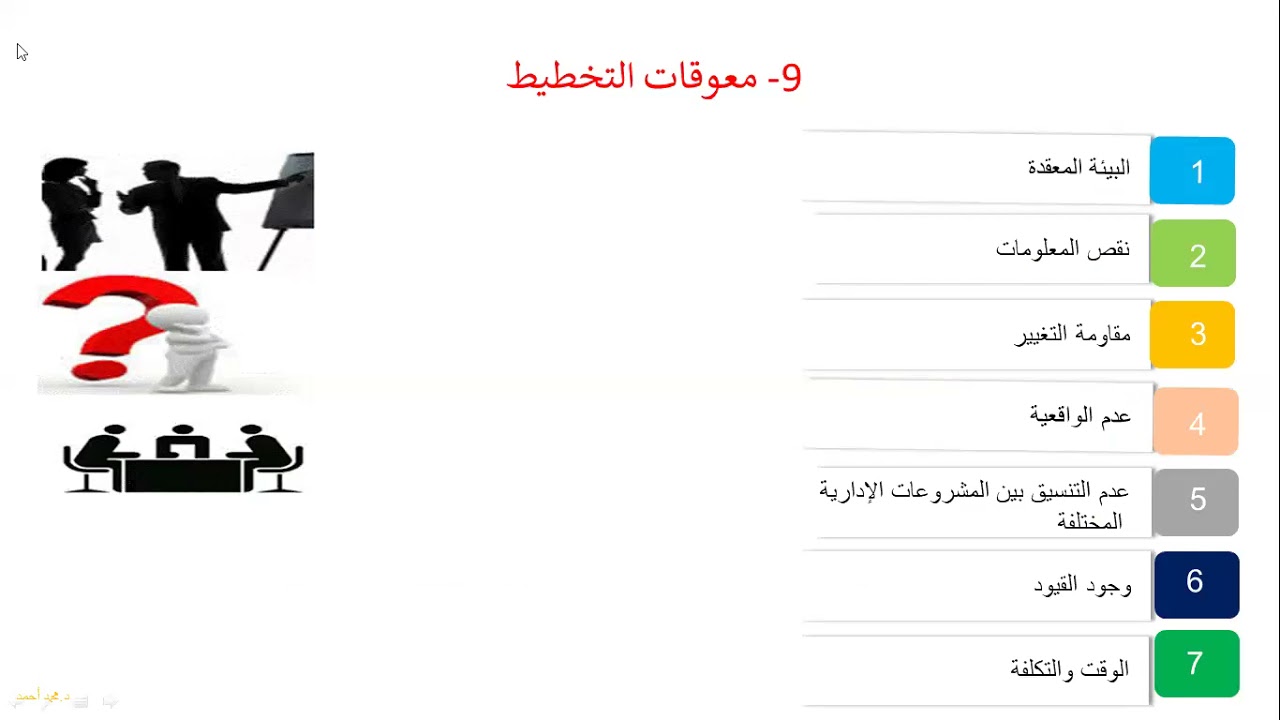 المحاضرة 3 التخطيط الاستراتيجي جزء 2