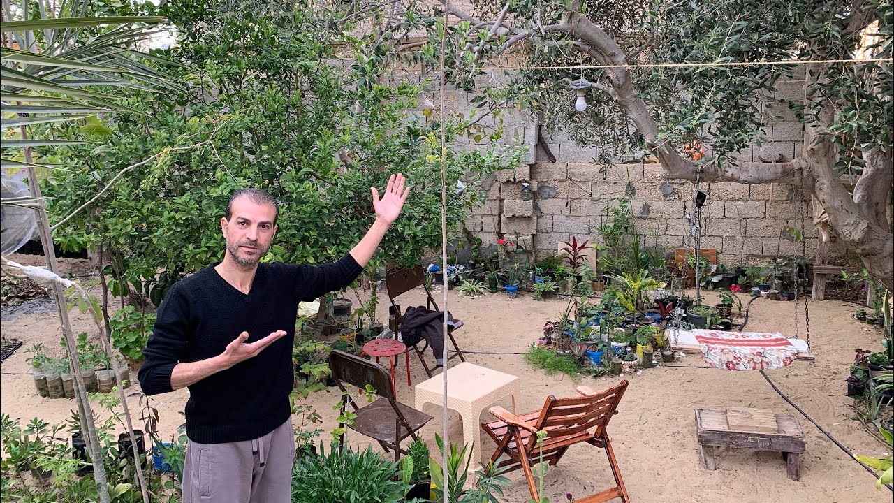 جولة في حديقتي مع دخول الربيع 💐 لو عاوز حديقتك تصبح جنة خضراء مثل المشتل ،، شاهد النباتات وإكثارها